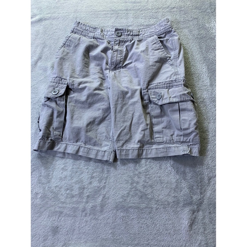 Polo Ralph Lauren Boys Cargo Shorts Size 12 Gray Classic Chino Cotton